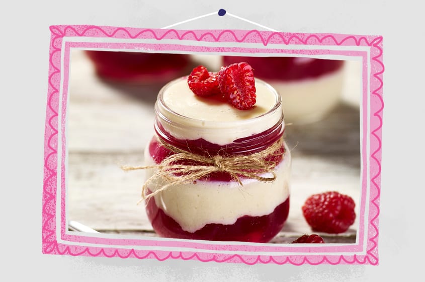 Raspberry and Vanilla Trifle